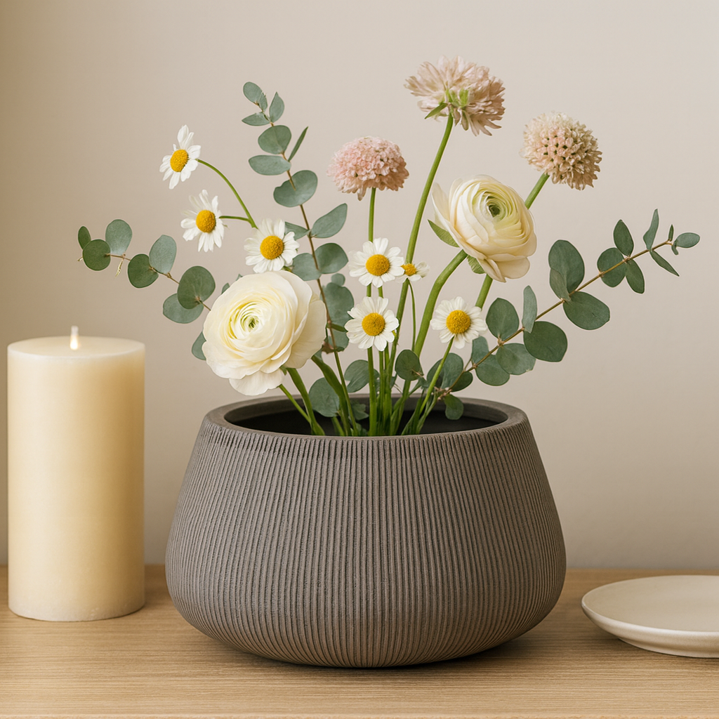 Ridge Low Bowl